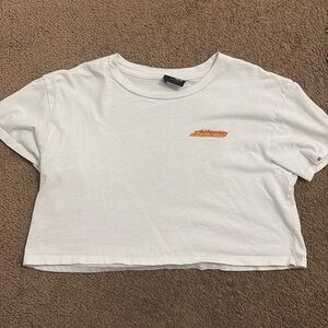 Crop top fits more like extras small